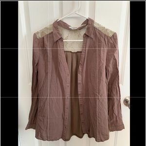 Brown kimchi blue blouse